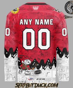 Grand Rapids Griffins 75th Anniversary of Peanuts Hockey Jersey