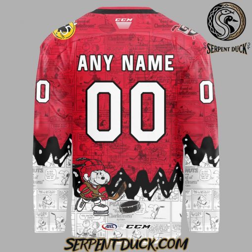 Grand Rapids Griffins 75th Anniversary of Peanuts Hockey Jersey