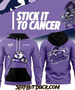 Greenville Swamp Rabbits x Sick it to Cancer Hoodie