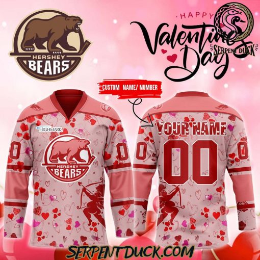 Hershey Bears x Valentines Day Limited Custom Hockey Jersey