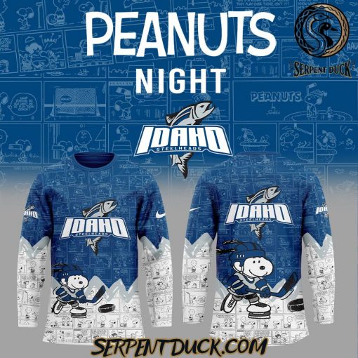 Idaho Steelheads Anniversary of Peanuts Hockey Jersey