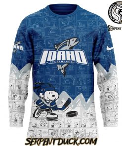 Idaho Steelheads Anniversary of Peanuts Hockey Jersey