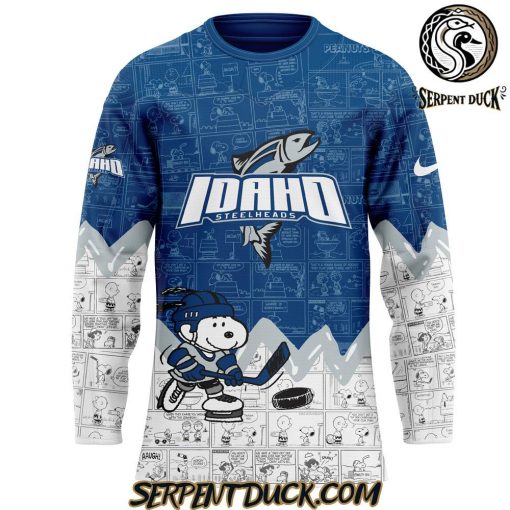 Idaho Steelheads Anniversary of Peanuts Hockey Jersey