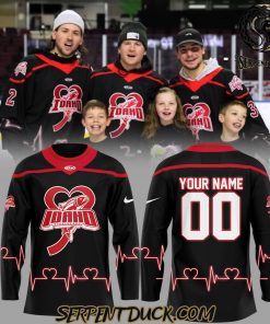 Idaho Steelheads Jayden DeLuca Foundation Custom Hockey Jersey