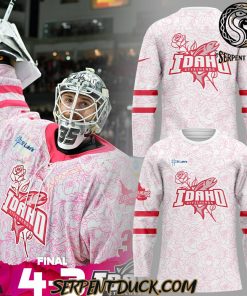 Idaho Steelheads Pink in the Rink Hockey Jersey