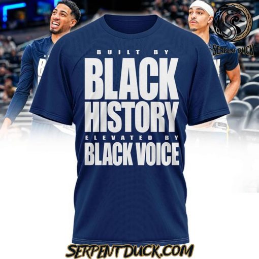 Indiana Pacers Built By Black History Elevated By Black Voice Shirt