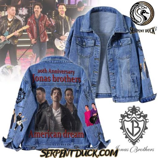 Jonas Brothers 20th Anniversary American Dream Denim Jacket