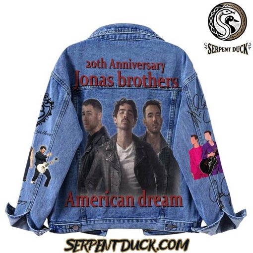 Jonas Brothers 20th Anniversary American Dream Denim Jacket