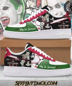 Jorker X Harley Quinn I Will Dance With You If You Bathe In Blood With Me Air Force 1 Shoes