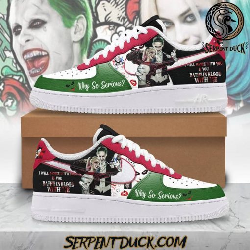 Jorker X Harley Quinn I Will Dance With You If You Bathe In Blood With Me Air Force 1 Shoes