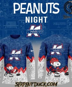 Kalamazoo Wings Anniversary of Peanuts Hockey Jersey