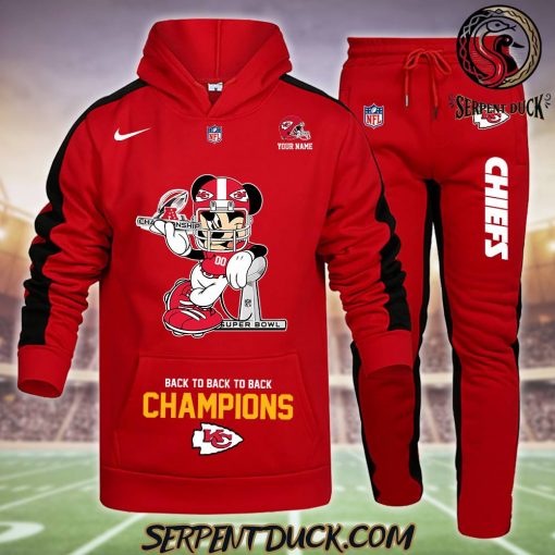 Kansas City Chiefs Back To Back To Back Champions Super Bowl Hoodie