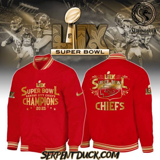 Kansas City Chiefs Champions Super Bowl LIX 2025 Baseball Jacket