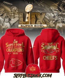 Kansas City Chiefs Champions Super Bowl LIX 2025 Hoodie