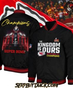 Kansas City Chiefs The Kingdom Is Ours Super Bowl LIX Champions Baseball Jacket