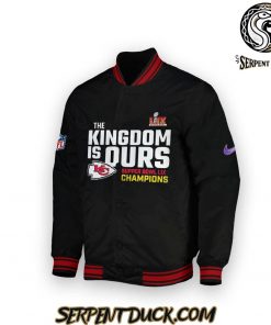 Kansas City Chiefs The Kingdom Is Ours Super Bowl LIX Champions Baseball Jacket