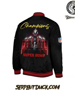 Kansas City Chiefs The Kingdom Is Ours Super Bowl LIX Champions Baseball Jacket