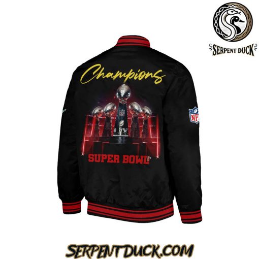 Kansas City Chiefs The Kingdom Is Ours Super Bowl LIX Champions Baseball Jacket