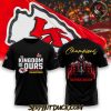 Kansas City Chiefs Super Bowl LIX Champions Custom Name White Shirt