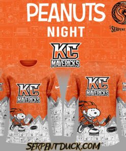 Kansas City Mavericks 75th Anniversary of Peanuts Hockey Jersey