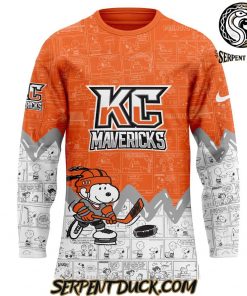 Kansas City Mavericks 75th Anniversary of Peanuts Hockey Jersey