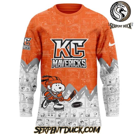 Kansas City Mavericks 75th Anniversary of Peanuts Hockey Jersey