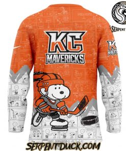 Kansas City Mavericks 75th Anniversary of Peanuts Hockey Jersey