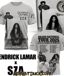 Kendrick Lamar X SZA Grand National Tour 2025 Shirt