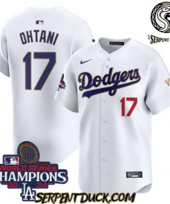 Los Angeles Dodgers 2024 World Series Champions Baseball Jersey