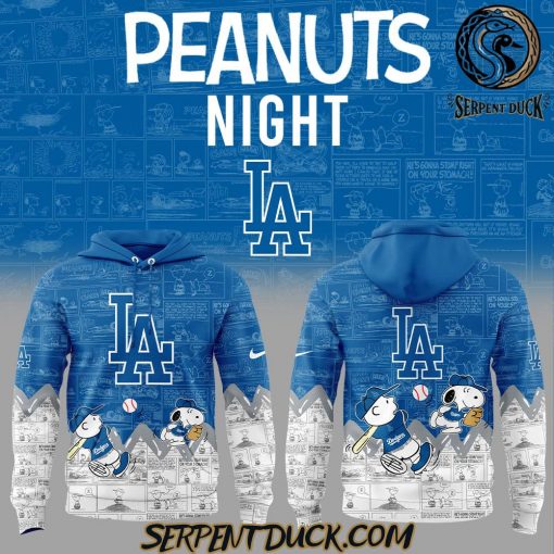 Los Angeles Dodgers 75th Anniversary of Peanuts Hoodie