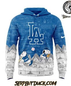 Los Angeles Dodgers 75th Anniversary of Peanuts Hoodie