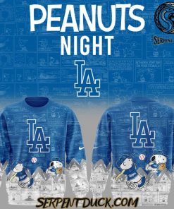 Los Angeles Dodgers 75th Anniversary of Peanuts Sweatshirt