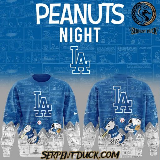 Los Angeles Dodgers 75th Anniversary of Peanuts Sweatshirt