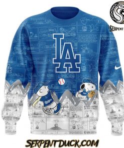 Los Angeles Dodgers 75th Anniversary of Peanuts Sweatshirt