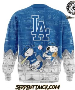 Los Angeles Dodgers 75th Anniversary of Peanuts Sweatshirt