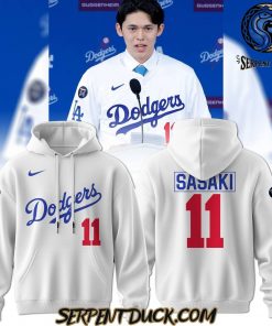 Los Angeles Dodgers Roki Sasaki 11 Hoodie