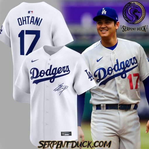 Los Angeles Dodgers Shohei Ohtani Signature Baseball Jersey