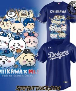 Los Angeles Dodgers x Chiikawa Baseball Jersey