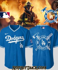 Los Angeles Dodgers x Firefighter Appreciation Night Baseball Jersey