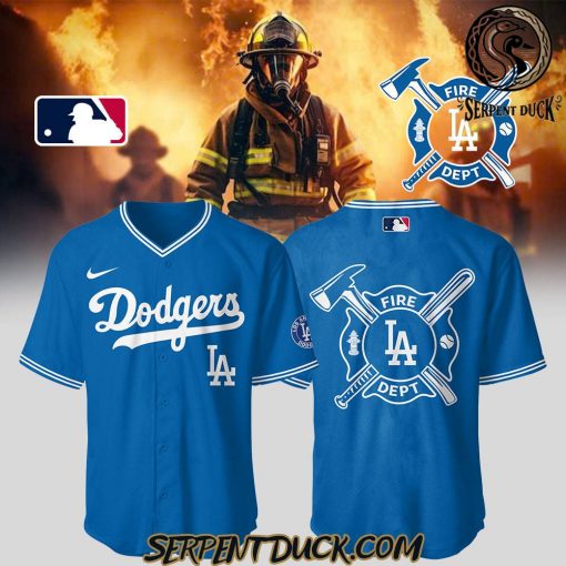 Los Angeles Dodgers x Firefighter Appreciation Night Baseball Jersey