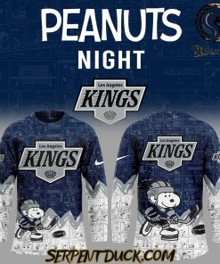 Los Angeles Kings Anniversary of Peanuts Hockey Jersey