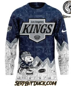 Los Angeles Kings Anniversary of Peanuts Hockey Jersey