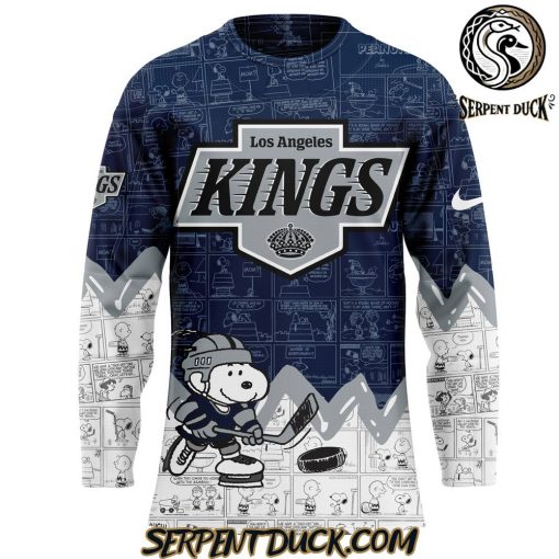 Los Angeles Kings Anniversary of Peanuts Hockey Jersey