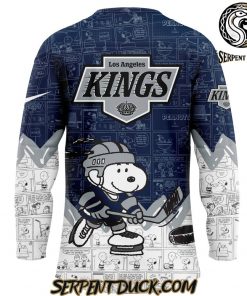 Los Angeles Kings Anniversary of Peanuts Hockey Jersey