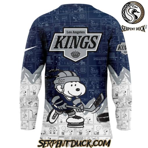 Los Angeles Kings Anniversary of Peanuts Hockey Jersey