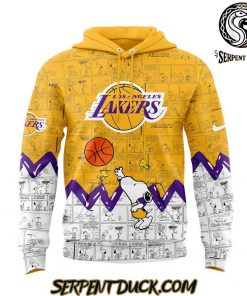 Los Angeles Lakers 75th Anniversary of Peanuts Hoodie