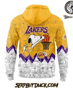 Los Angeles Lakers 75th Anniversary of Peanuts Hoodie