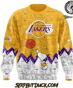 Los Angeles Lakers 75th Anniversary of Peanuts Sweatshirt