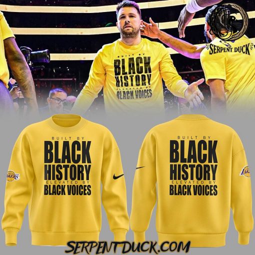 Los Angeles Lakers Luka Doncic Black History Sweatshirt