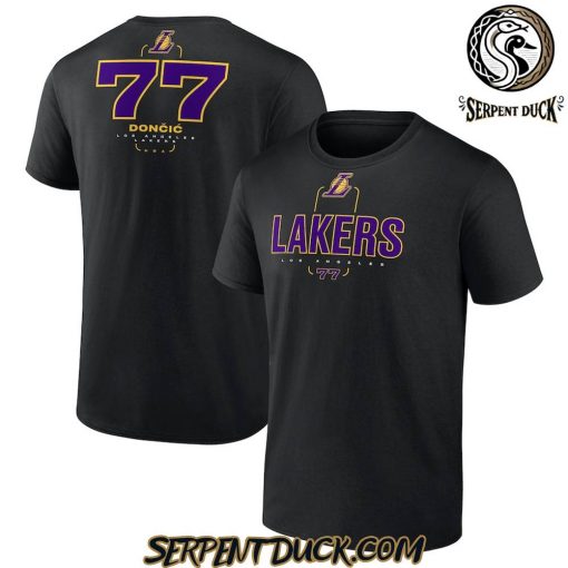 Los Angeles Lakers Luka Dončić Black Behind the Back Shirt